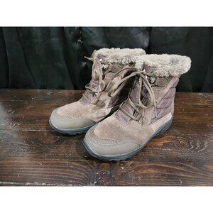 NEW Columbia Brown/Beige Ice Maiden Waterproof Winter Boots/Sz. 7